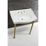 Fauceture Stainless Steel Console Sink Legs