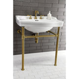 Fauceture Stainless Steel Console Sink Legs