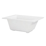 Aqua Eden 48-Inch Acrylic Rectangular Drop-In Tub with Anti-Skid Surface