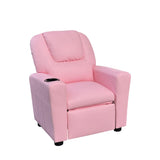 Marisa Pink PU Leather Kids Recliner Chair