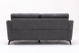 Callie Gray Woven Fabric Sofa