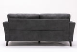 Damian Gray Woven Fabric Sofa