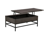 Ava 2 Piece Espresso MDF Lift Top Coffee and End Table Set