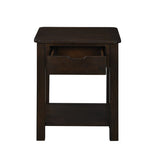 Flora 3 Piece Dark Brown MDF Lift Top Coffee and End Table Set