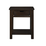 Flora 3 Piece Dark Brown MDF Lift Top Coffee and End Table Set