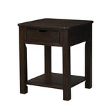 Flora 2 Piece Dark Brown MDF Lift Top Coffee and End Table Set