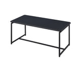 GT 3 Piece Black Carbon Fiber Wrap Coffee Table and End Table Set