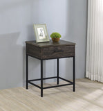 Cliff 3 Piece Brown Lift Top Coffee and End Table Set