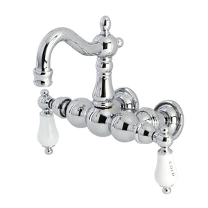 Heritage Two-Handle 2-Hole Tub Wall Mount Clawfoot Tub Faucet