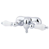 Vintage Two-Handle 2-Hole Tub Wall Mount Clawfoot Tub Faucet