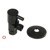 5/8"O.D x 3/8" O.D Anti-Seize Deluxe Quarter Turn Ceramic Hardisc Cartridge Angle Stop with Flange