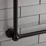 Maximilien 36-Inch Wall Mount 3-Bar Towel Rack