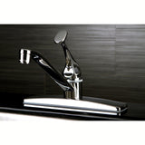 Columbia Single-Handle 1-or-3 Hole Deck Mount 8" Centerset Kitchen Faucet