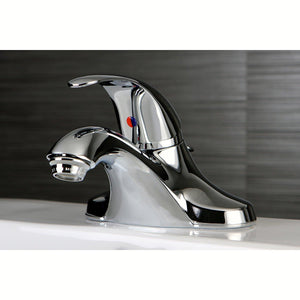 Legacy Single-Handle 3-Hole Deck Mount 4-Inch Centerset Bathroom Faucet with ABS Pop-Up Drain