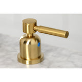 Concord Two-Handle 3-Hole Deck Mount Widespread Bathroom Faucet with Brass Pop-Up Drain