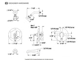 Single-Handle Pressure Balanced Tub and Shower Faucet