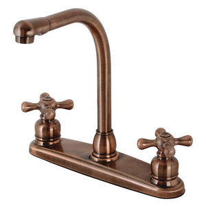 Victorian Two-Handle 2-Hole 8" Centerset Kitchen Faucet