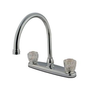 Two-Handle 2-Hole 8" Centerset Kitchen Faucet