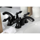 Duchess Two-Handle 3-Hole Deck Mount Mini-Widespread Bathroom Faucet with Plastic Pop-Up