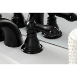 Duchess Two-Handle 3-Hole Deck Mount Mini-Widespread Bathroom Faucet with Plastic Pop-Up