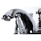 Duchess Two-Handle 3-Hole Deck Mount Mini-Widespread Bathroom Faucet with Plastic Pop-Up