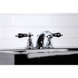 Duchess Two-Handle 3-Hole Deck Mount Mini-Widespread Bathroom Faucet with Plastic Pop-Up