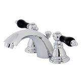 Duchess Two-Handle 3-Hole Deck Mount Mini-Widespread Bathroom Faucet with Plastic Pop-Up