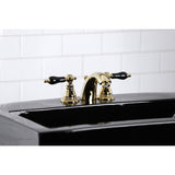 Duchess Two-Handle 3-Hole Deck Mount Mini-Widespread Bathroom Faucet with Plastic Pop-Up