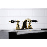 Duchess Two-Handle 3-Hole Deck Mount Mini-Widespread Bathroom Faucet with Plastic Pop-Up