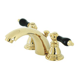 Duchess Two-Handle 3-Hole Deck Mount Mini-Widespread Bathroom Faucet with Plastic Pop-Up