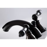 Duchess Two-Handle 3-Hole Deck Mount Mini-Widespread Bathroom Faucet with Plastic Pop-Up