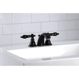 Duchess Two-Handle 3-Hole Deck Mount Mini-Widespread Bathroom Faucet with Plastic Pop-Up