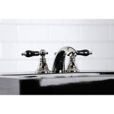 Duchess Two-Handle 3-Hole Deck Mount Mini-Widespread Bathroom Faucet with Plastic Pop-Up