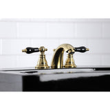 Duchess Two-Handle 3-Hole Deck Mount Mini-Widespread Bathroom Faucet with Plastic Pop-Up