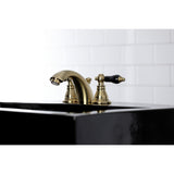 Duchess Two-Handle 3-Hole Deck Mount Mini-Widespread Bathroom Faucet with Plastic Pop-Up