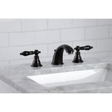 Duchess Two-Handle 3-Hole Deck Mount Widespread Bathroom Faucet with Retail Pop-Up Drain