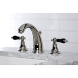 Duchess Two-Handle 3-Hole Deck Mount Widespread Bathroom Faucet with Retail Pop-Up Drain