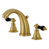 Duchess Two-Handle 3-Hole Deck Mount Widespread Bathroom Faucet with Retail Pop-Up Drain