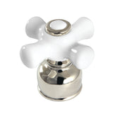 Porcelain Cross Handle, Diverter for Tub and Shower Faucet