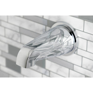 Metropolitan Three-Handle 5-Hole Wall Mount Tub and Shower Faucet