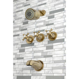 Metropolitan Triple-Handle Tub and Shower Faucet