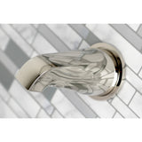 Metropolitan Three-Handle 5-Hole Wall Mount Tub and Shower Faucet