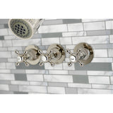 Metropolitan Triple-Handle Tub and Shower Faucet