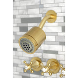 Metropolitan Triple-Handle Tub and Shower Faucet