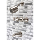 Metropolitan Triple-Handle Tub and Shower Faucet