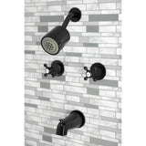 Metropolitan Double-Handle Tub and Shower Faucet