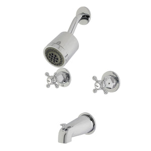 Metropolitan Double-Handle Tub and Shower Faucet