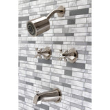 Metropolitan Double-Handle Tub and Shower Faucet