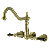 Duchess Two-Handle 3-Hole Wall Mount Roman Tub Faucet