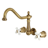 Heritage Two-Handle 3-Hole Wall Mount Roman Tub Faucet